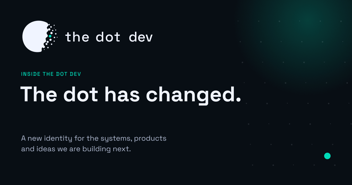 The Dot Dev’s New Logo: The Story Behind the Dot